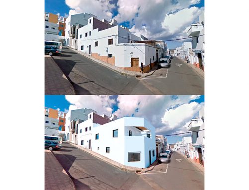 Demolición de edificio y construcción de dos viviendas